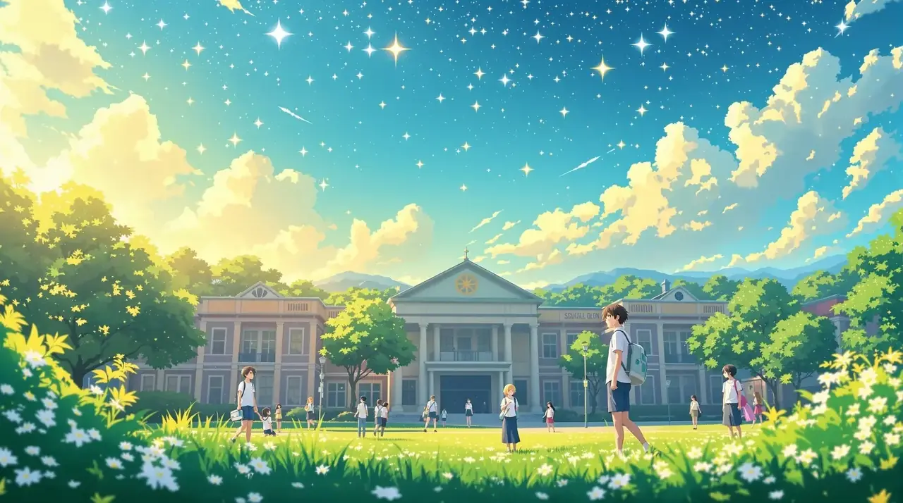 星野同学 校园 · 动画 星野同学 主视觉海报